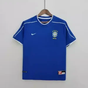 Camisa Retrô 1998 Seleção Brasileira Azul Reserva