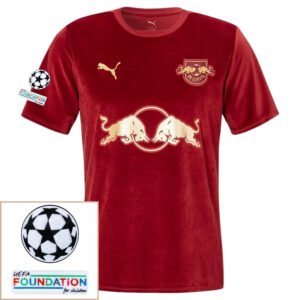 RB Leipzig Fan Jersey Christmas Special Edition 2024/25 Patches UCL UEFA Foundation (Official Printing)