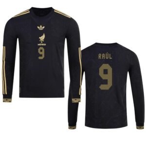 Mexico Raúl Jiménez 2025 Special Edition Long Sleeve Authentic Player Third Jersey by adidas