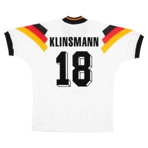 Germany Jurgen Klinsmann Retro Home 1992 Fan Jersey