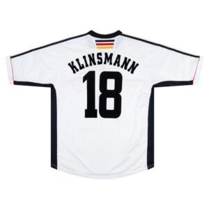 Alternative view of Germany Jurgen Klinsmann Retro Home 1998 Fan Jersey