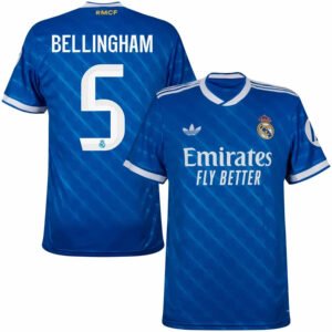 Real Madrid Third Bellingham 5 Fan Jersey 2025/26
