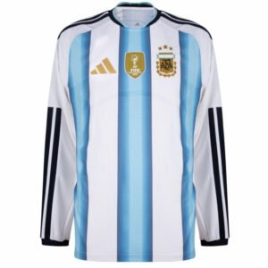 Argentina Home Long Sleeve Fan Jersey Shirt 2026 World Cup