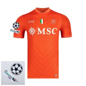 Napoli GK 1 Fan Jersey 2025/26 Patches UCL + 10th Anniversary UEFA.