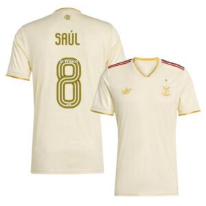 Flamengo Third Saul 8 Fan Jersey 2025/26 Official Printing