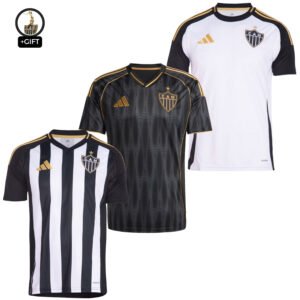 Atlético Mineiro Fan Jersey Home, Away e Third 2025/26 - Kit 3 Fan Jersey