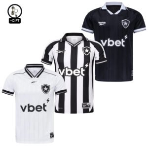 Botafogo Fan Jersey Home, Away e Third 2025/26 - Kit 3 Fan Jersey