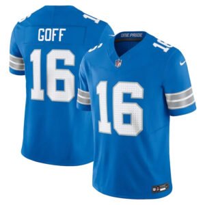 NFL Detroit Lions Blue Jared Goff 16 Limited