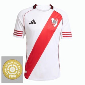 Alternative view of River Plate Home Fan Jersey 2025/26 Patch Club World Cup
