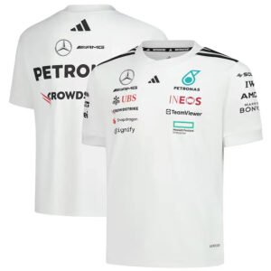 Mercedes-AMG Petronas F1 Team Adidas T-Shirt - White Formula 1 F1 Formula One