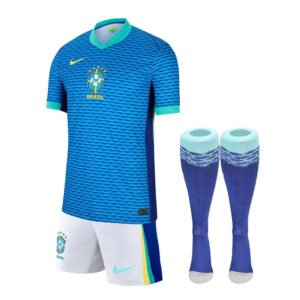 Alternative view of Kids KIT Brazil Away Jersey 2024/25