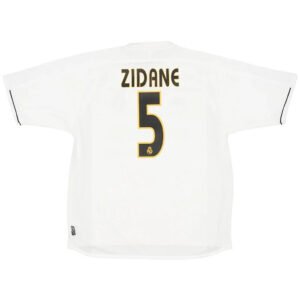 Zidane #5 Real Madrid Home Retro Jersey 2003/04